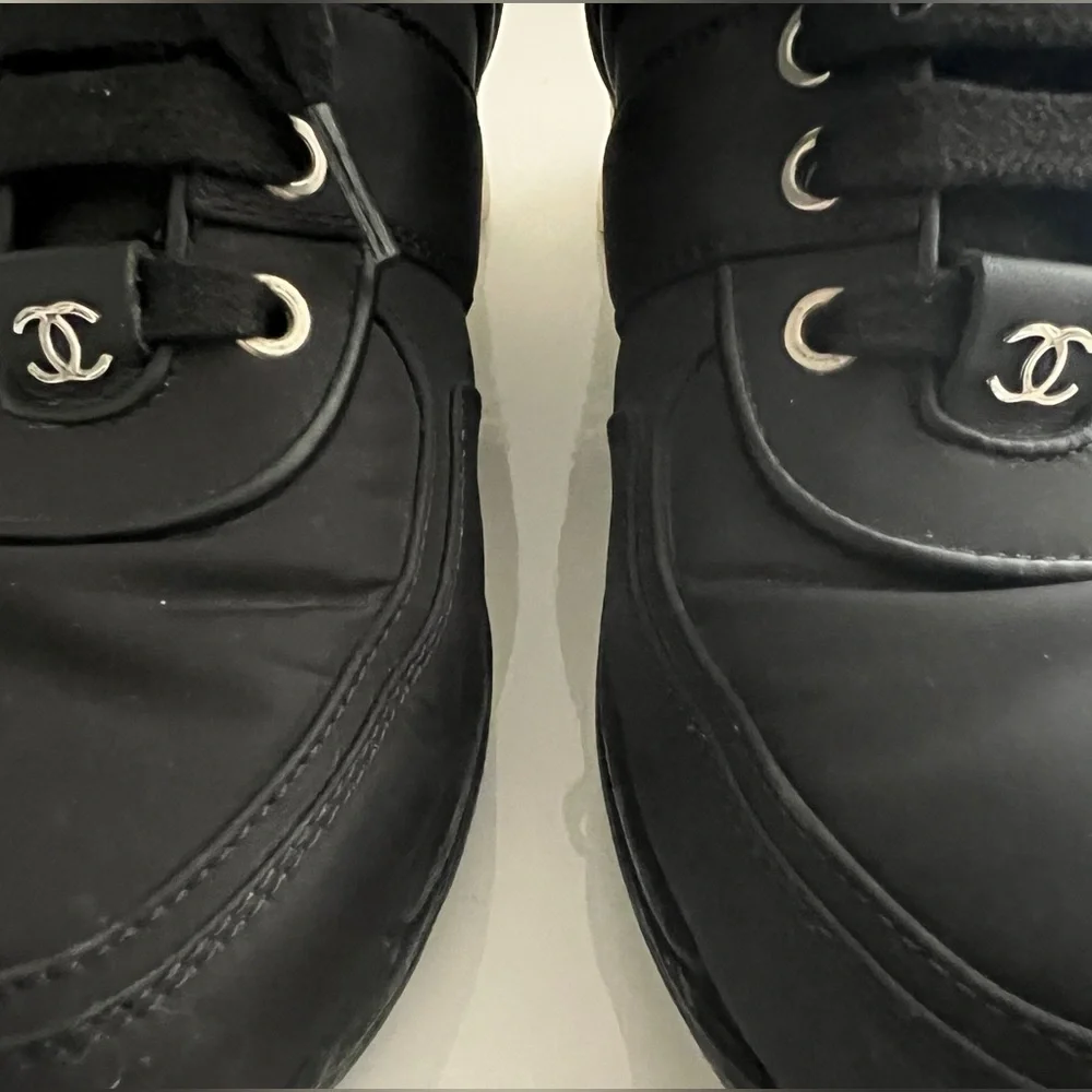 CHANEL 💯% Authentic Black Sneakers - Picture 2 of 5